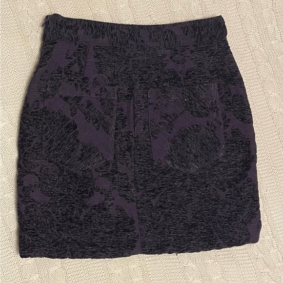 Retro Whimsigoth Urban Outfitters Retro Textured Zipper Detail Mini Skirt Small - Picture 8 of 8